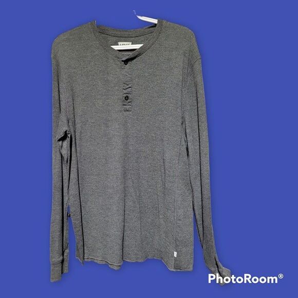 Men's Levi Long Sleeve Gray Shirt Size L (C58) - Picture 1 of 2